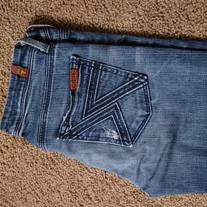 7 for all mankind jeans - size 25 - bootcut